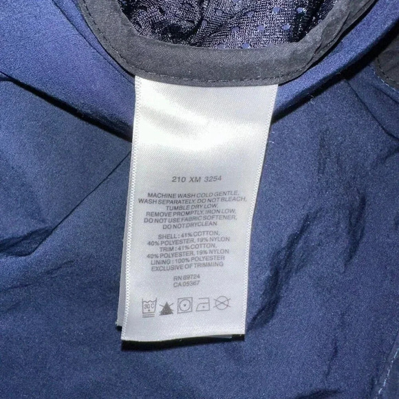 Columbia Full Zip Wind Breaker Jacket Men's Size XXL Navy Pockets - Picture 6 of 6